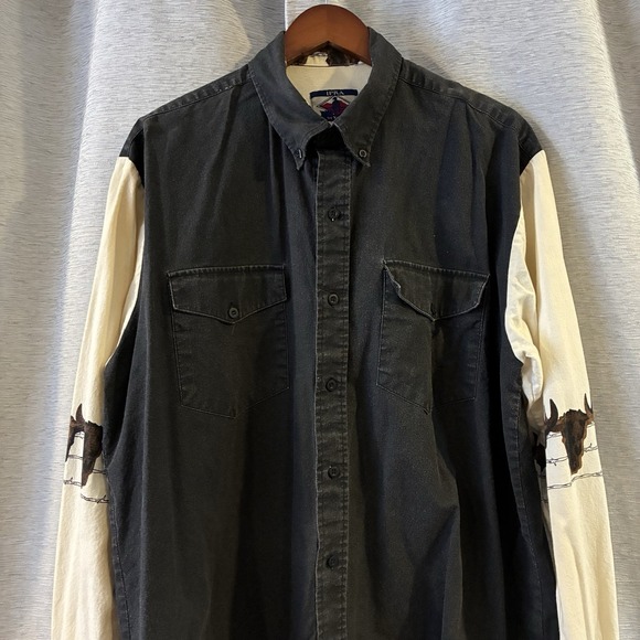 International Pro Rodeo Association By Karman Western Rodeo Button Up - Picture 3 of 6